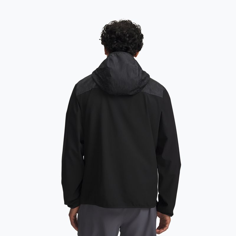 Vyriška bėgimo striukė Under Armour Velociti Storm Jacket ultimate black/reflective 2