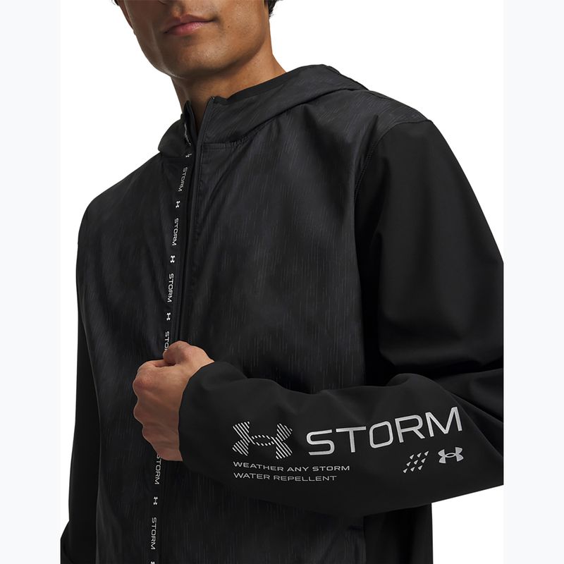 Vyriška bėgimo striukė Under Armour Velociti Storm Jacket ultimate black/reflective 4