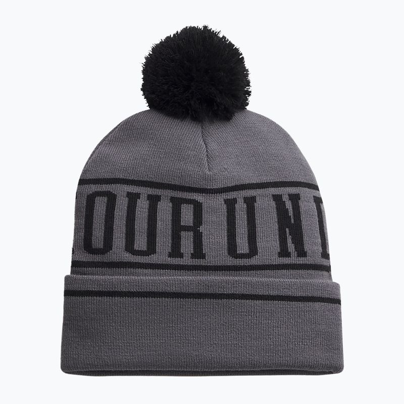 Vyriška žieminė kepurė Under Armour Halftime Pom Beanie castlerock/black/black 2