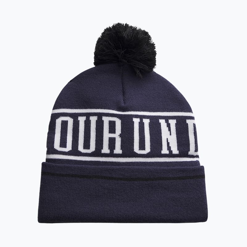 Vyriška žieminė kepurė Under Armour Halftime Pom Beanie midnight navy/white/white 2