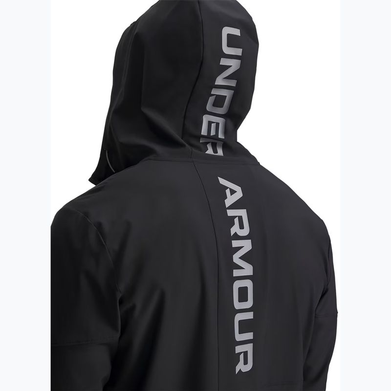 Vyriška treniruočių striukė Under Armour Tech Utility Woven Jacket black/black/steel 3