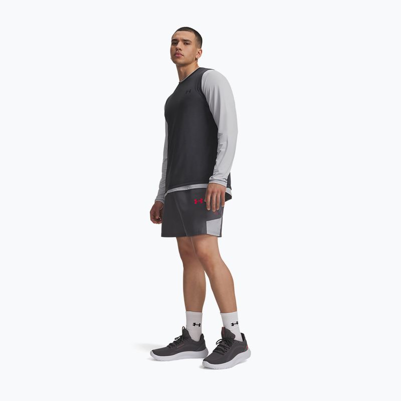 Vyriški treniruočių šortai Under Armour Tech Utility Shorts castlerock/mod gray/racer red 2