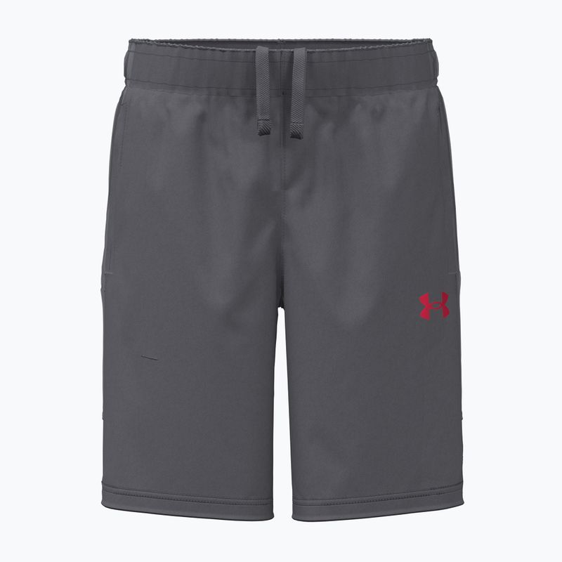 Vaikiški šortai Under Armour Tech Utility Woven Shorts castlerock/mod gray/racer red