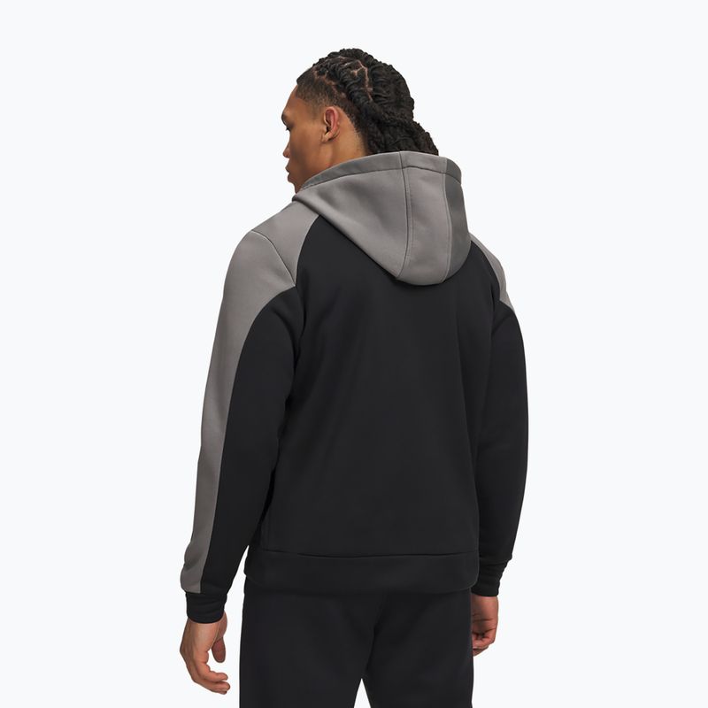 Vyriškas džemperis Under Armour Armour Fleece Winter ultimate black/clay green/white 2