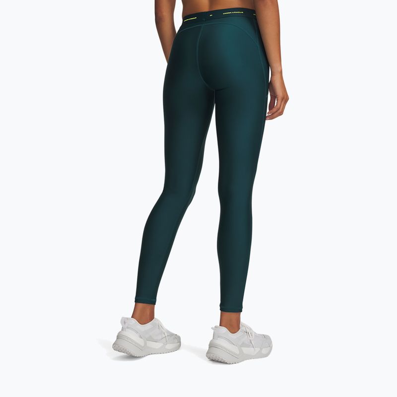 Moteriškos treniruočių tamprės Under Armour HeatGear Novelty Leggings arden green/green citrine 3