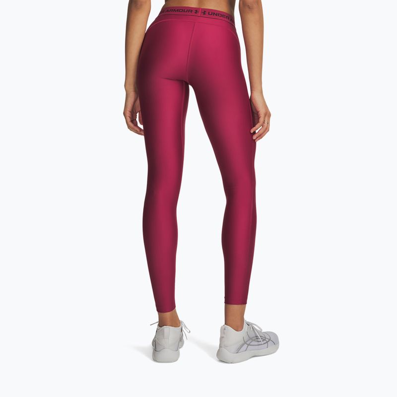 Moteriškos treniruočių tamprės Under Armour HeatGear Leggings claret/ox blood 3