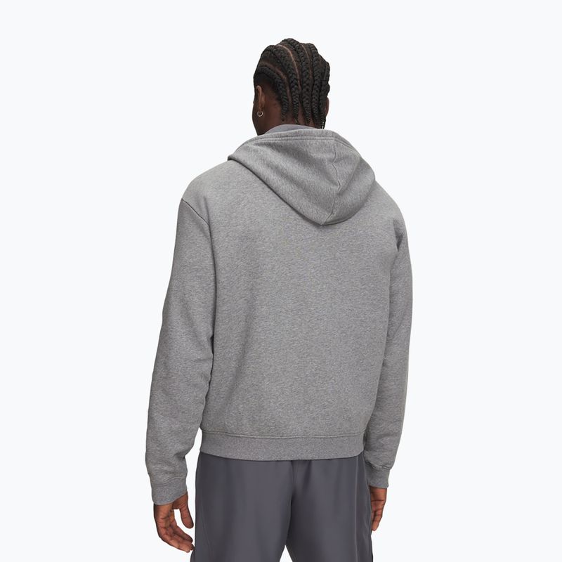 Vyriškas džemperis Under Armour Rival Fleece Full Zip castlerock light heather/black 2