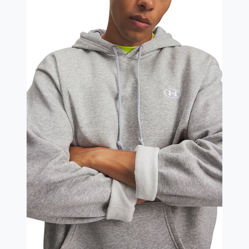 Vyriškas džemperis Under Armour Rival Fleece Hoodie mod gray light heather/white 3