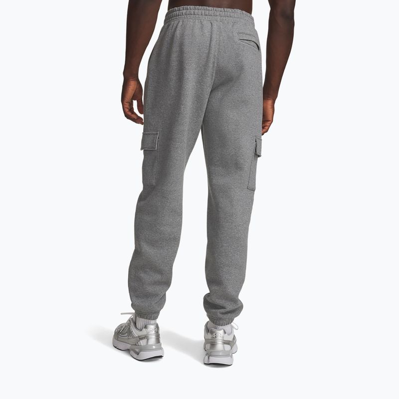 Vyriškos kelnės Under Armour Rival Fleece Cargo castlerock light heather/white 3