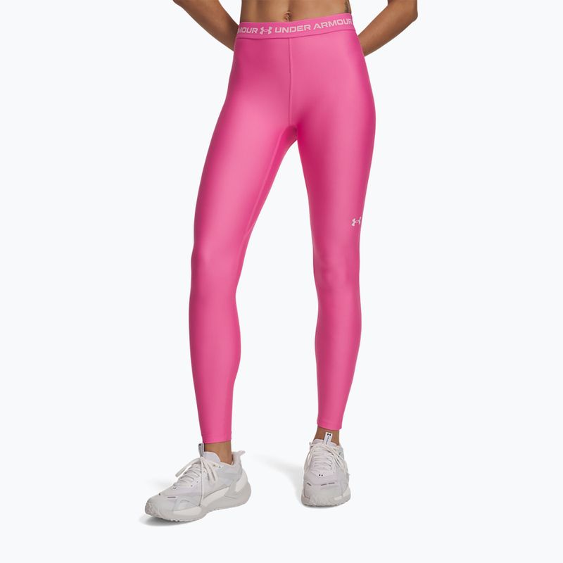 Moteriškos treniruočių tamprės Under Armour HeatGear Leggings pink frenzy/prime pink