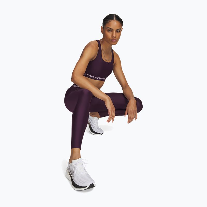 Moteriškos treniruočių tamprės Under Armour HeatGear Leggings purple echo/mauve pink 4