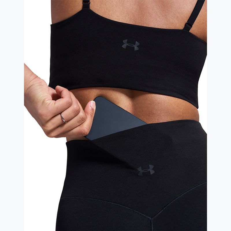Moteriškos treniruočių tamprės Under Armour Meridian Leggings ultimate black/ultimate black 7