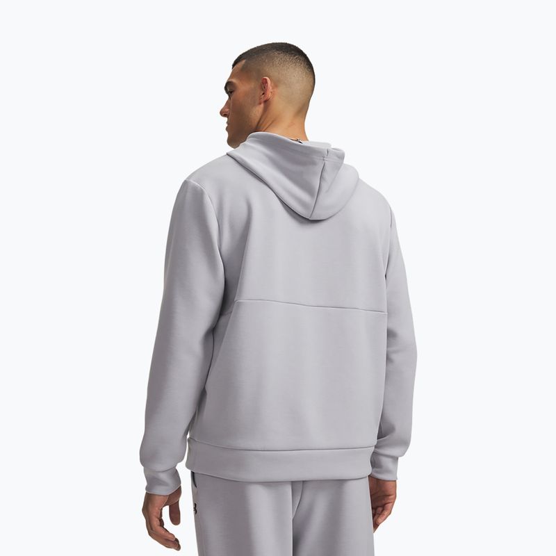 Vyriškas džemperis Under Armour Flex Fleece Hoodie mod gray/black 2
