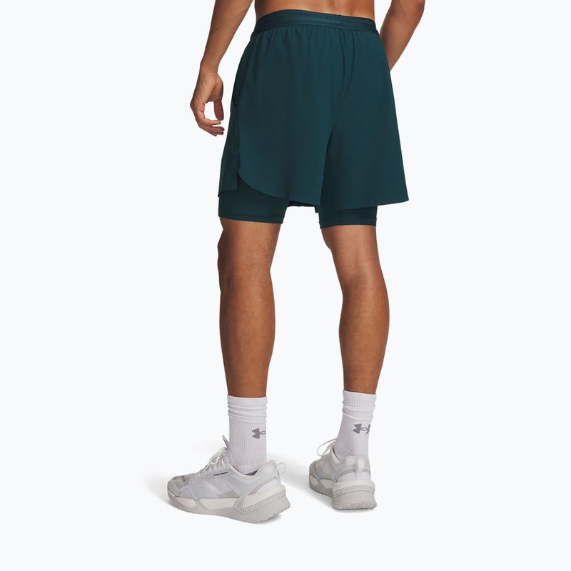 Vyriški treniruočių šortai Under Armour Vanish Elite 2IN1 Shorts arden green/arden green 3