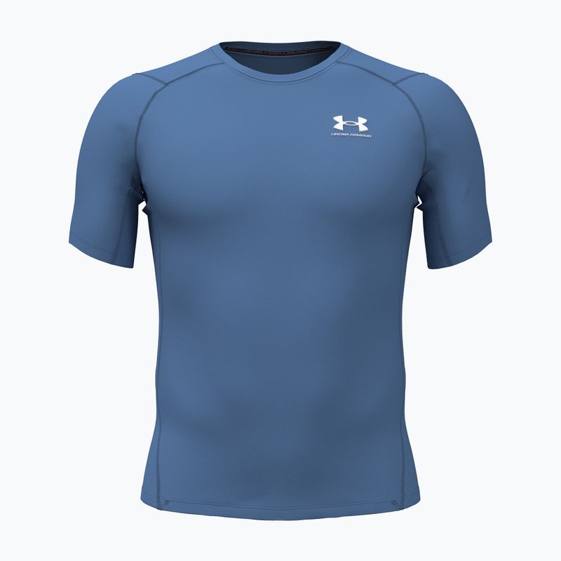Vyriški treniruočių marškinėliai Under Armour HG Armour Comp aegean blue/white