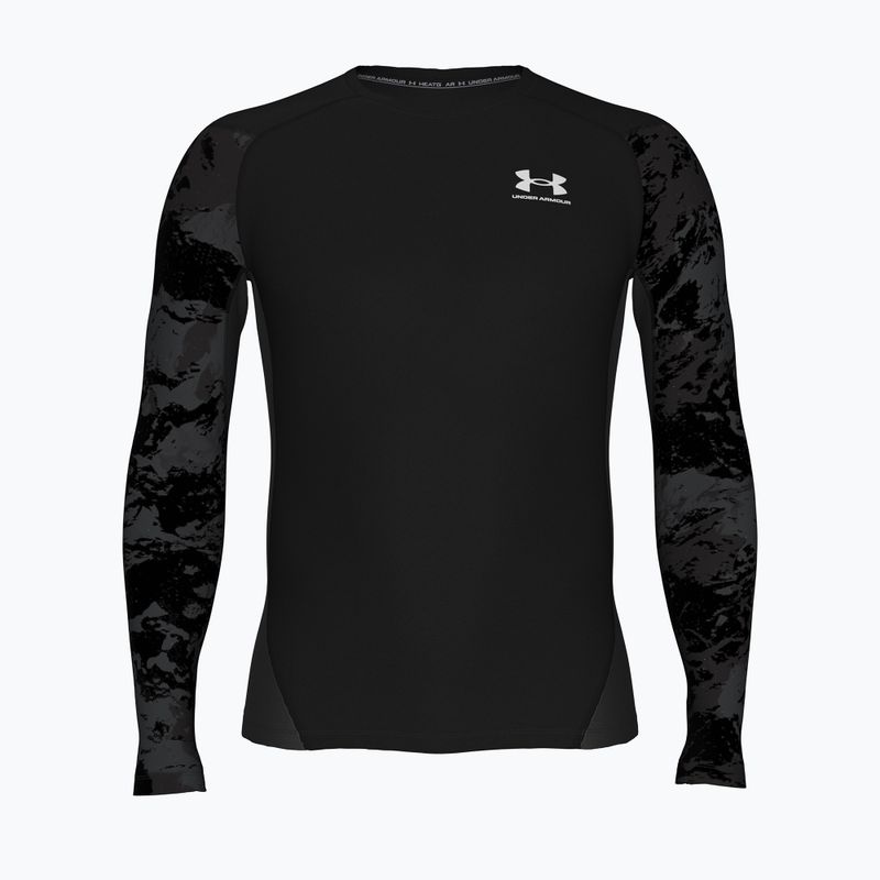 Vyriški treniruočių marškinėliai ilgomis rankovėmis Under Armour HG Armour Comp ultimate black/white