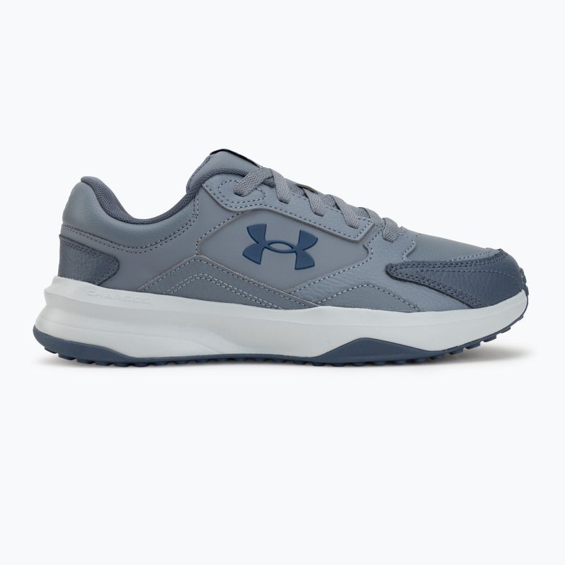 Vyriški treniruočių batai Under Armour Edge Leather gravel/blue fog/blackout navy 2