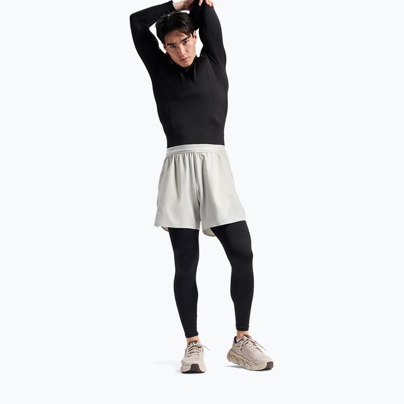 Vyriški treniruočių marškinėliai ilgomis rankovėmis Under Armour Coldgear Elite Comp Mock ultimate black/ultimate black/reflective 2
