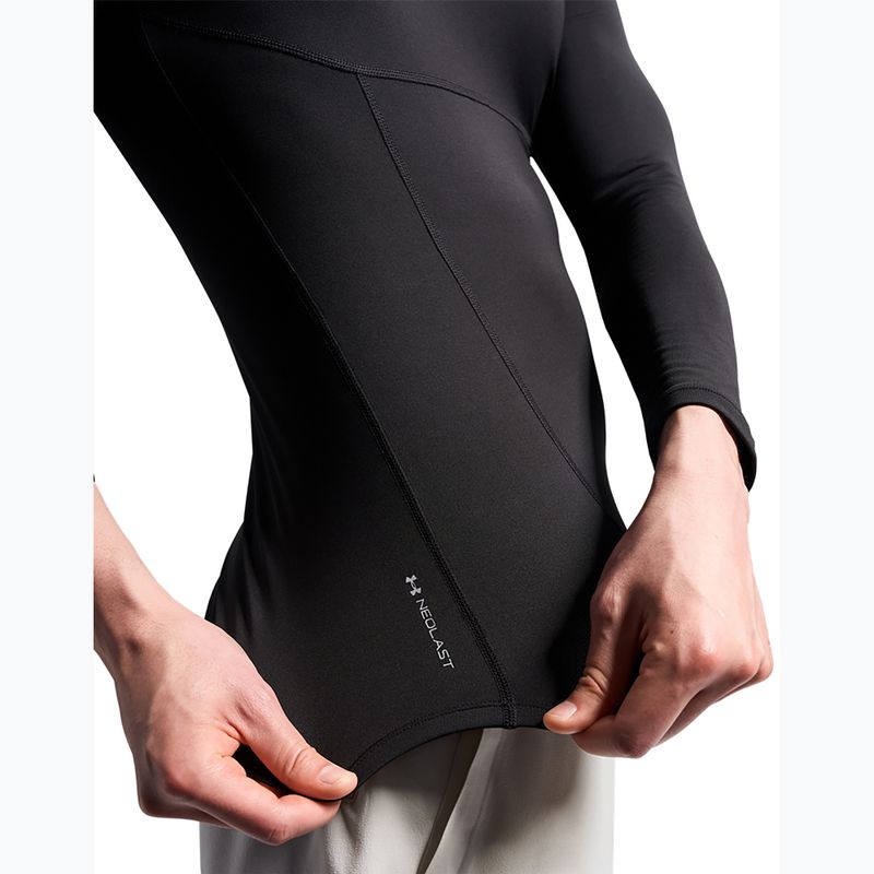 Vyriški treniruočių marškinėliai ilgomis rankovėmis Under Armour Coldgear Elite Comp Mock ultimate black/ultimate black/reflective 7