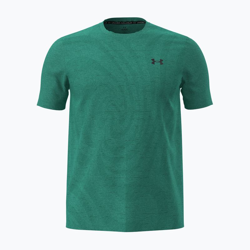Vyriški treniruočių marškinėliai Under Armour Vanish Seamless Novelty SS Geode Green/Ultimate Black