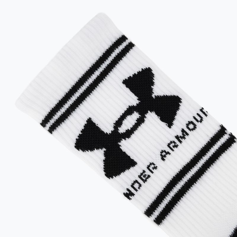 Kojinės Under Armour Perf Tech Nov Crew 3 pack white/white/ultimate black 3