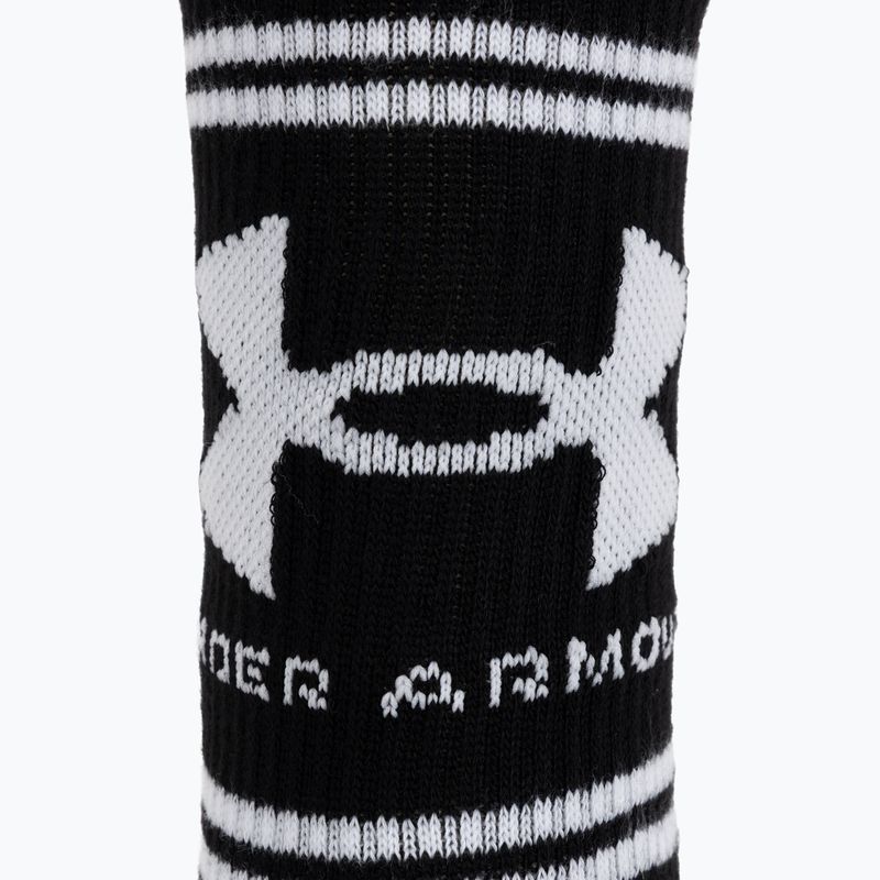 Kojinės Under Armour Perf Tech Nov Crew 3 pack ultimate black/ultimate black/white 3