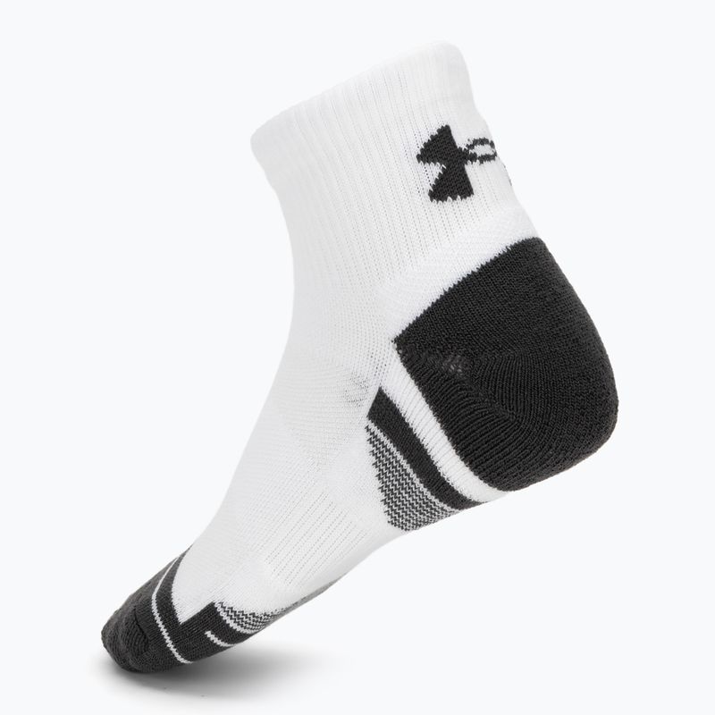 Kojinės Under Armour Perf Tech Qtr 3 pack white/white/jet gray 2