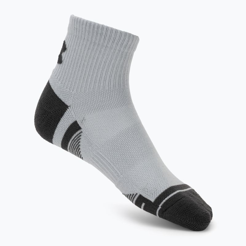 Kojinės Under Armour Perf Tech Qtr 3 pack mod gray/white/jet gray 3