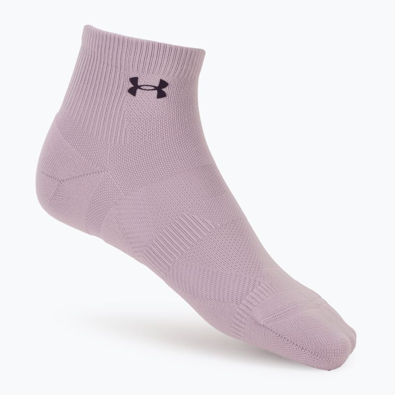 Moteriškos kojinės Under Armour Vanish 3 Pack mauve pink/titanium/purple echo 2