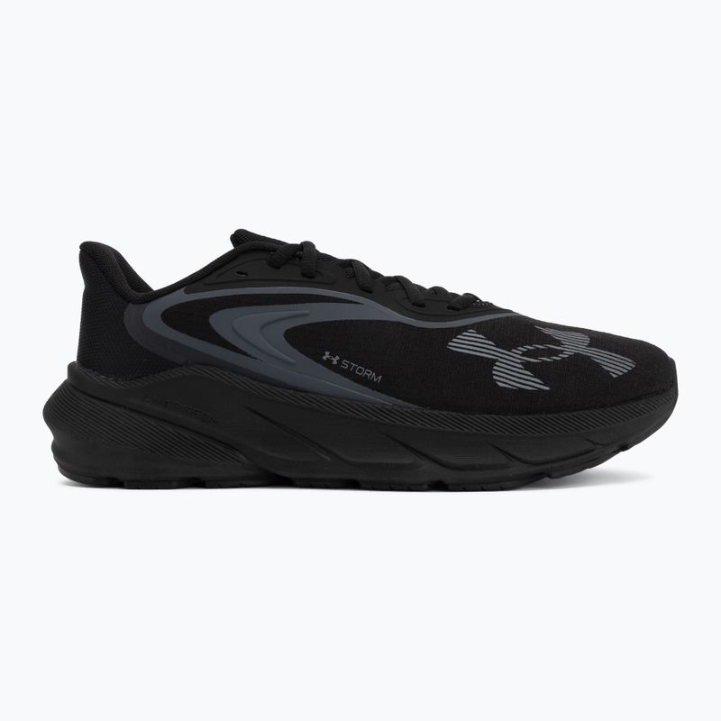 Vyriški bėgimo batai Under Armour Turbulence 3 Storm black/castlerock/metallic gun metal 2