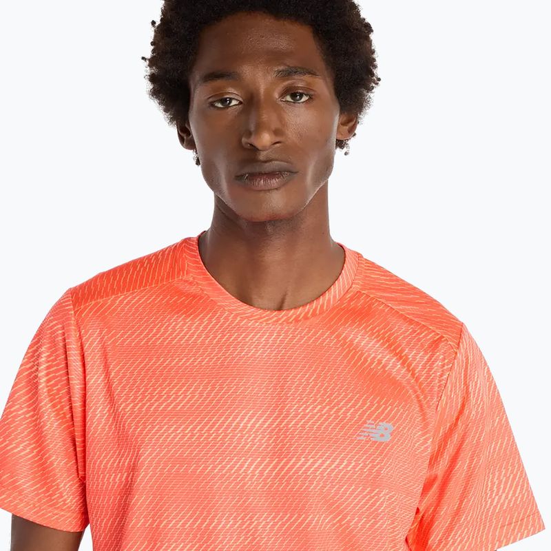 Vyriški bėgimo marškinėliai New Balance Sport Essentials Printed red 4