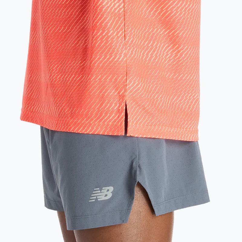 Vyriški bėgimo marškinėliai New Balance Sport Essentials Printed red 5
