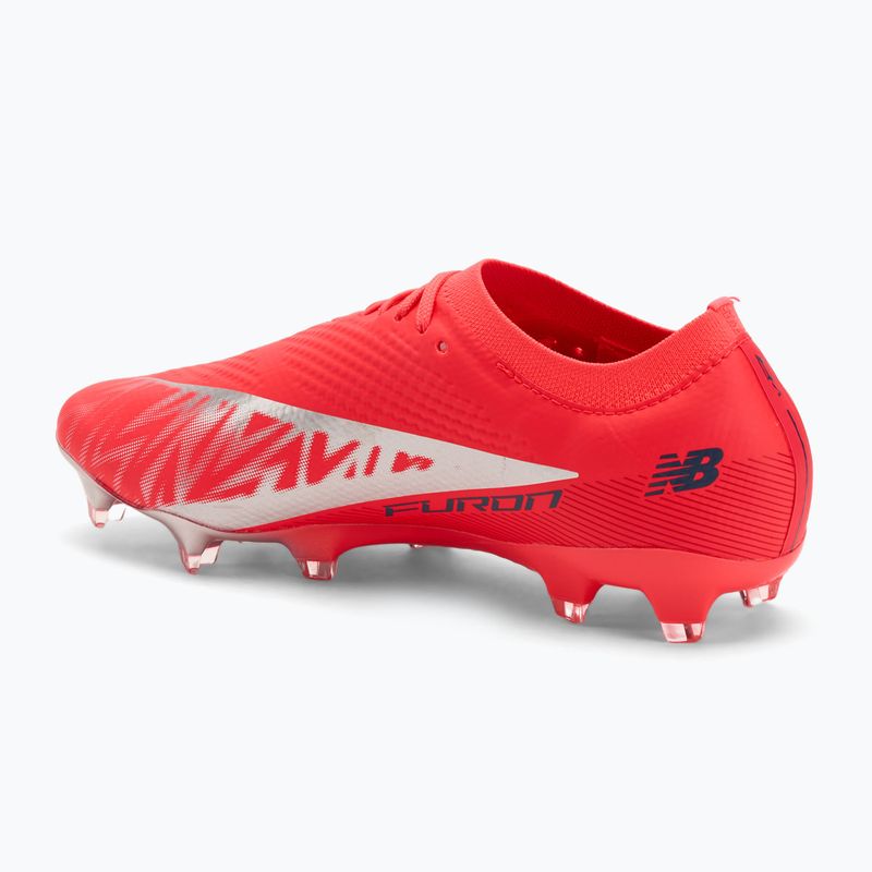 Futbolo bateliai New Balance Furon Pro V8 FG raudoni 3