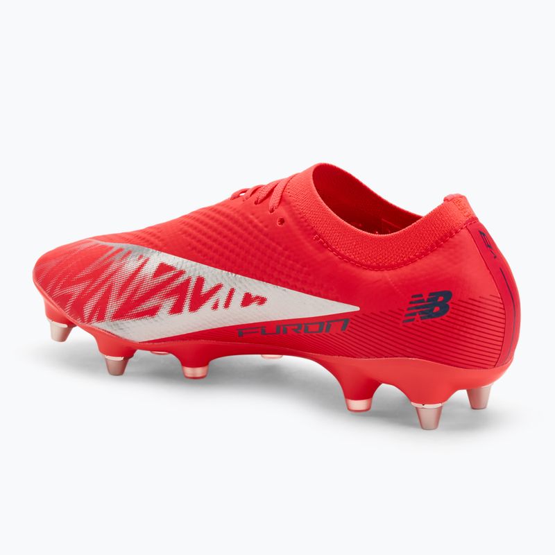 Futbolo batai New Balance Furon Pro V8 SG raudoni 3