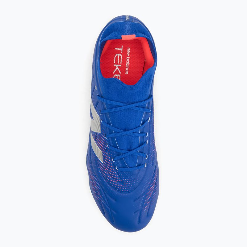 Futbolo batai New Balance Tekela Team Low V5 FG mėlyni 5