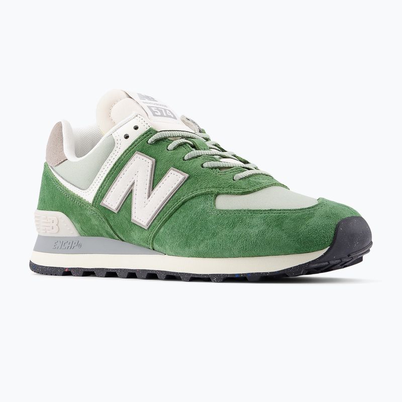 Batai New Balance 574's V2 dark alpine green