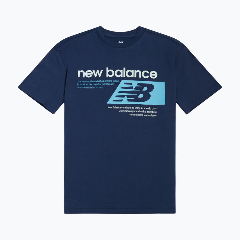 Vaikiški marškinėliai New Balance Authentic Brand Players Graphic Tee nb navy 7