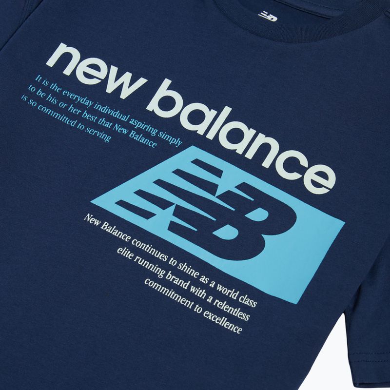 Vaikiški marškinėliai New Balance Authentic Brand Players Graphic Tee nb navy 9