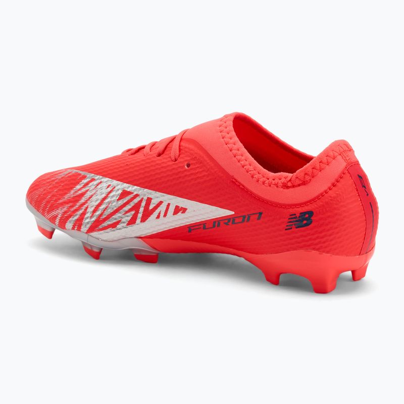 Vaikiški futbolo batai New Balance Furon Team V8 Jr FG raudoni 3