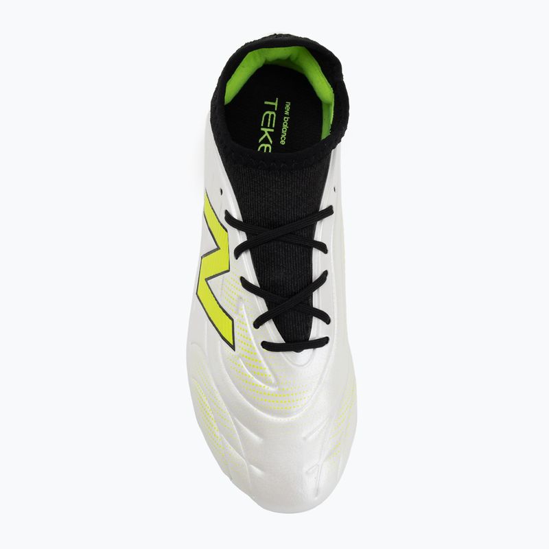 Vaikiški futbolo batai New Balance Tekela Team Low JR FG balti 5