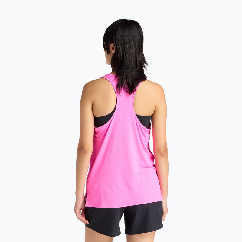 Moteriški bėgimo marškinėliai New Balance Sport Essentials Tank pink heat 2