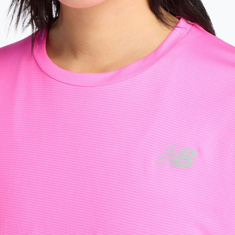 Moteriški bėgimo marškinėliai New Balance Essentials pink heat 4