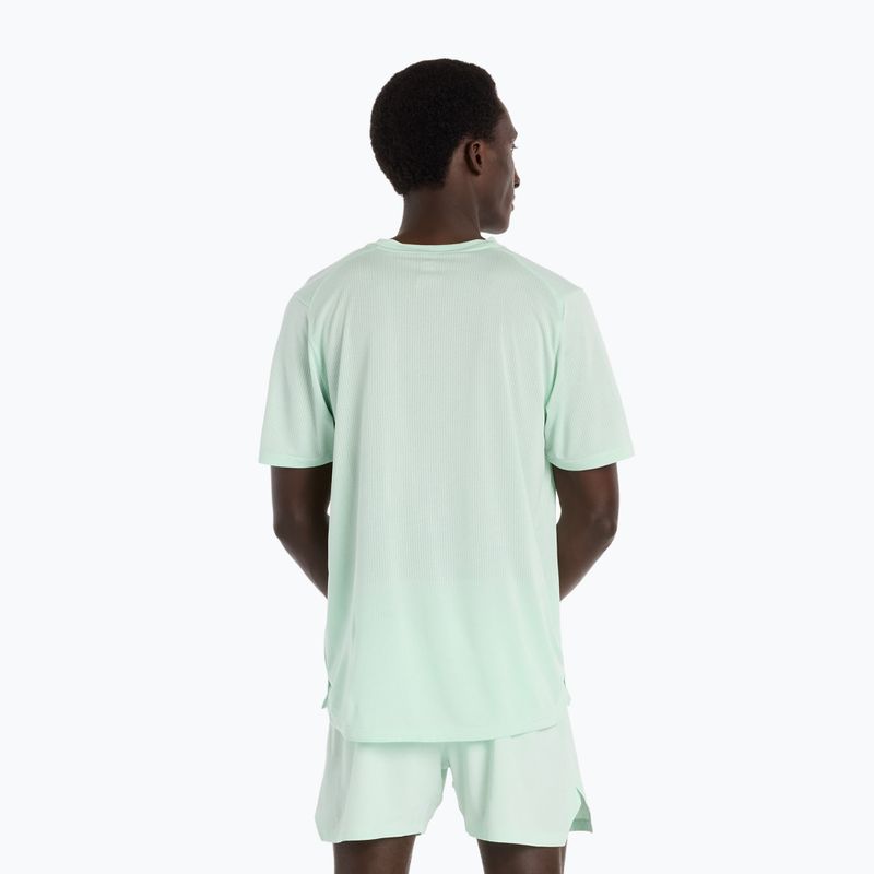 Vyriški marškinėliai New Balance Athletics Run cosmic jade heather 3