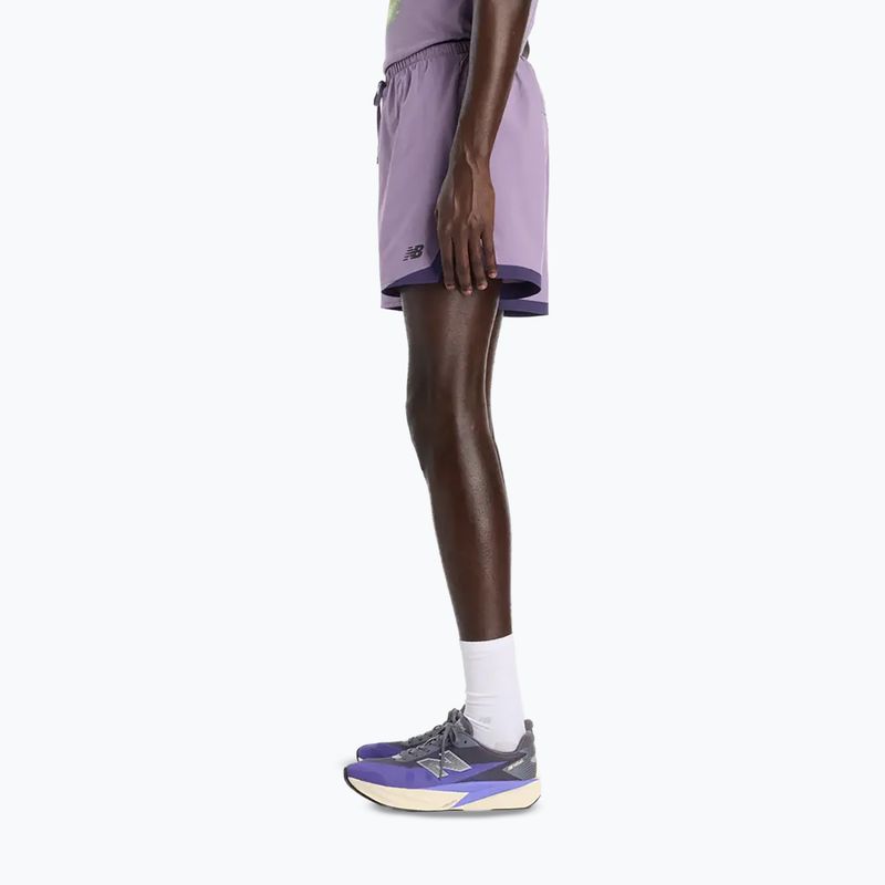 Vyriški bėgimo šortai New Balance Run Essentials 5" candied violet 4