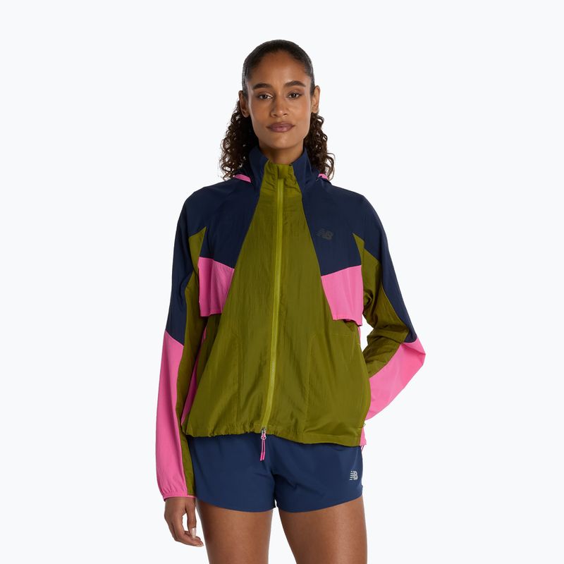 Moteriška bėgimo striukė New Balance RC sea moss