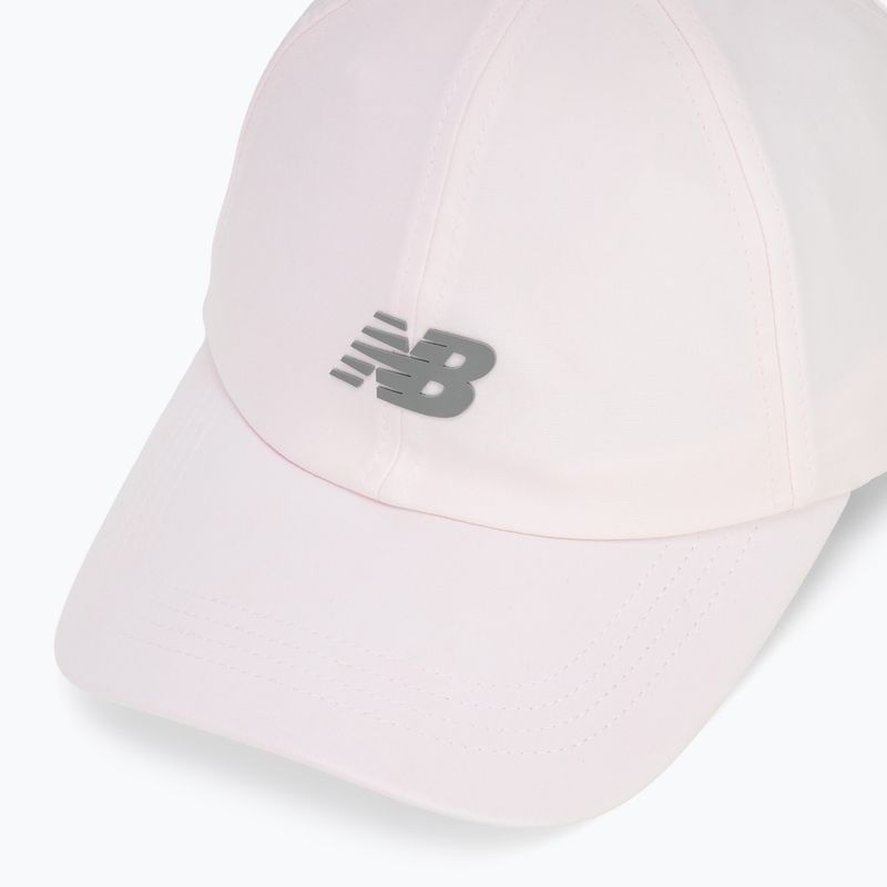 Kepurė su snapeliu New Balance 5 Panel Performance V 2.0 pink salt 3