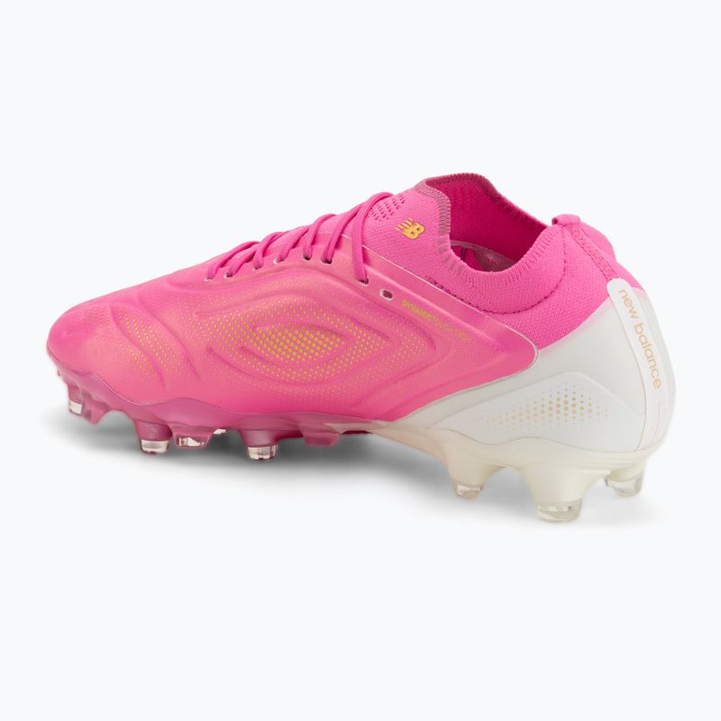 Futbolo batai New Balance Tekela Elite Low V5 FG pink heat/metallic gold/pink satin 3