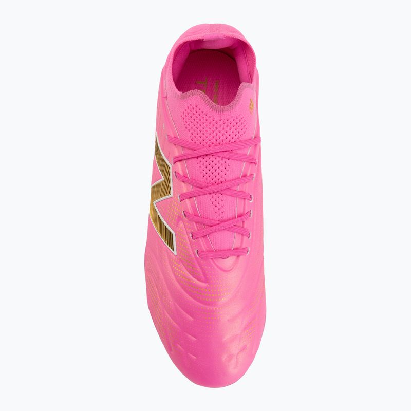 Futbolo batai New Balance Tekela Elite Low V5 FG pink heat/metallic gold/pink satin 5