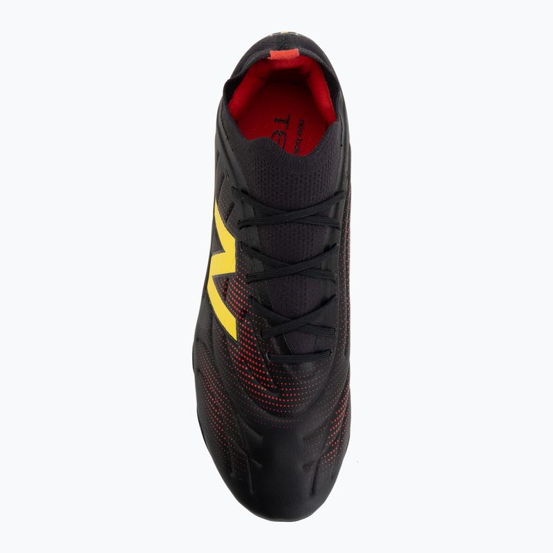 Futbolo batai New Balance Tekela Team Low V5 FG black 100/punch yellow/fire cracker 5