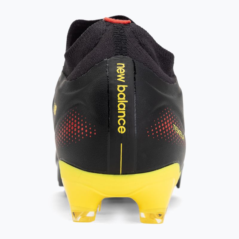 Futbolo batai New Balance Tekela Team Low V5 FG black 100/punch yellow/fire cracker 6